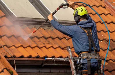 Démoussage et hydrofuge de toiture à Thiville
